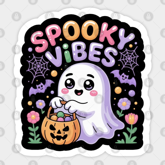halloween-vibes Sticker by Creatifly Graphic Tees